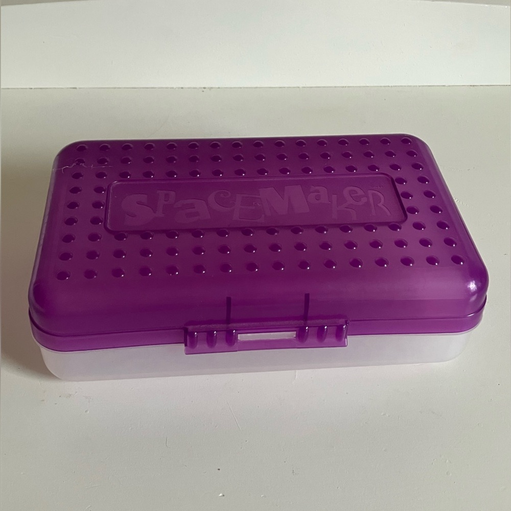 Vintage Purple Spacemaker Storage Box